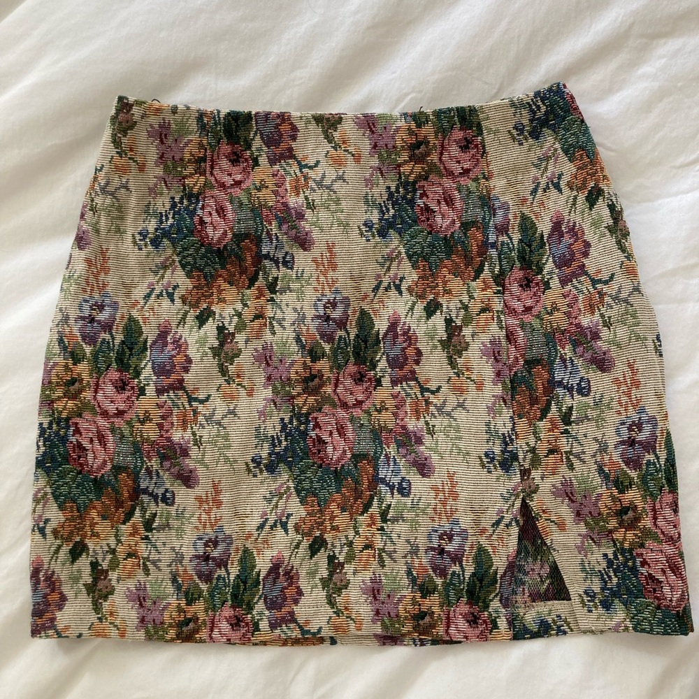 Wild Fable Floral Mini Skirt